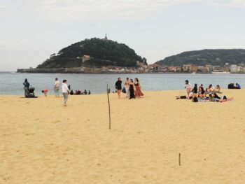 サンセバスティアンのビーチ