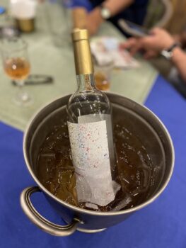 最後の最後までワインを楽しみます。