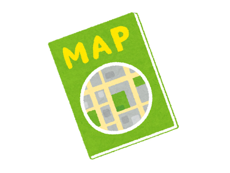 紙の地図（ロードマップなど）