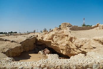 古代のオアシス都市だったウバールの遺跡