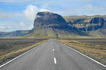 アイスランドらしい荒涼とした風景