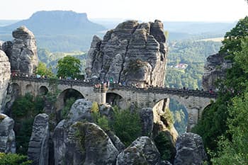 絶壁の奇岩が美しいザクセンスイス国立公園