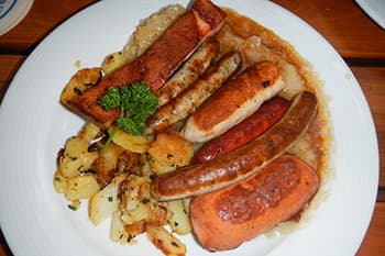 ドイツソーセージはとても美味しい