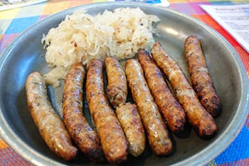 ニュルンベルク名物ブラートヴルスト