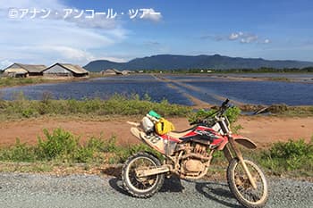 のどかな田園地帯でひと休み