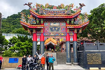 色彩豊かな台湾のお寺
