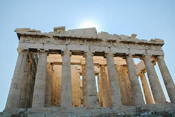 迫力のパルテノン神殿