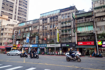 台北のレトロな街並み