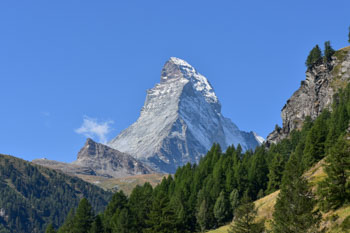 晴れたらマッターホルンがきれいに見える