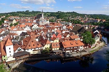 世界で最も美しい町といわれるチェスキークルムロフ