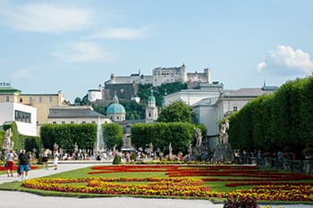 花がきれいなザルツブルクのミラベル庭園