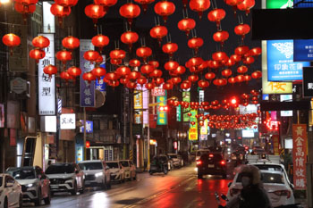 ノスタルジックな花蓮の夜道